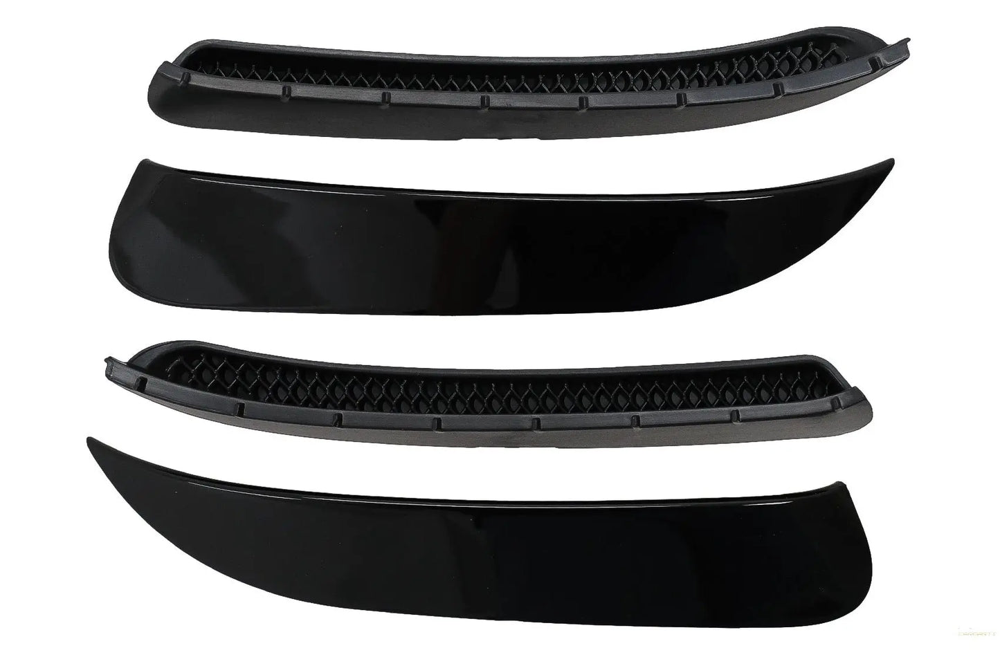 Heckstoßstange Splitter Finnen Seitliche Lüftungsklappen Flics Passend Für Mercedes CLA W117 C117 X117 (2013-2018) CLA45 Design KITT