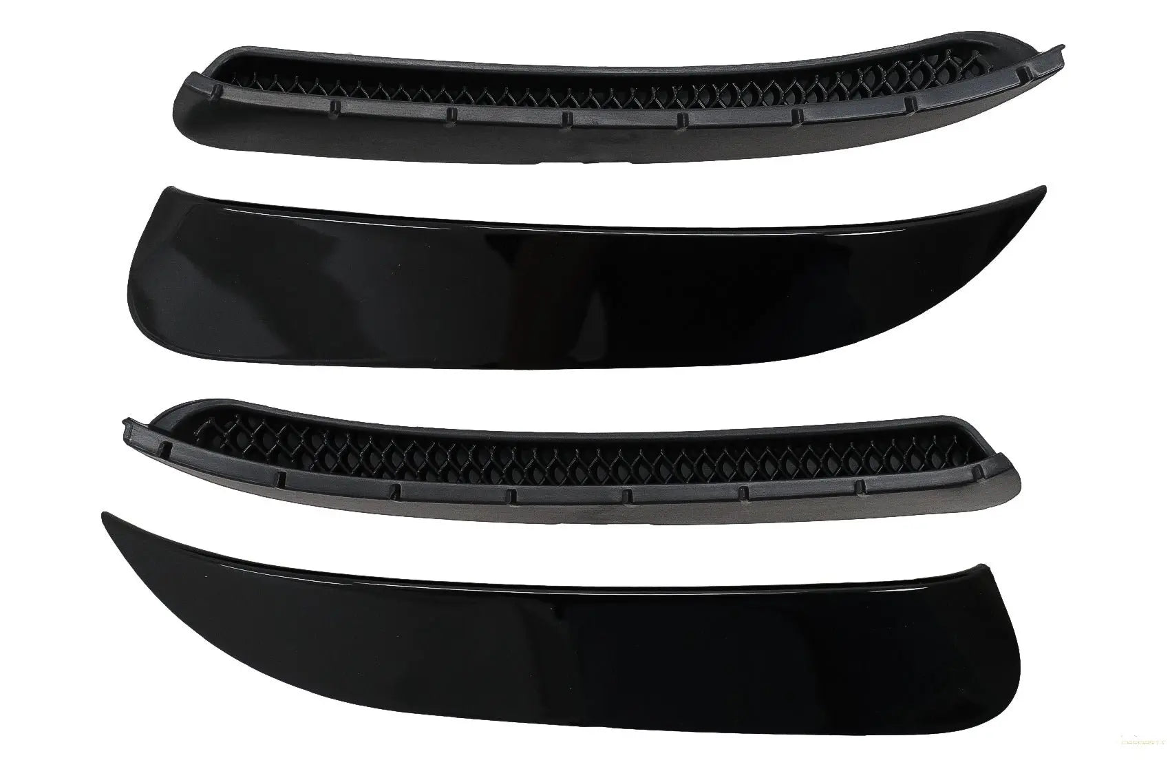 Heckstoßstange Splitter Finnen Seitliche Lüftungsklappen Flics Passend Für Mercedes CLA W117 C117 X117 (2013-2018) CLA45 Design KITT