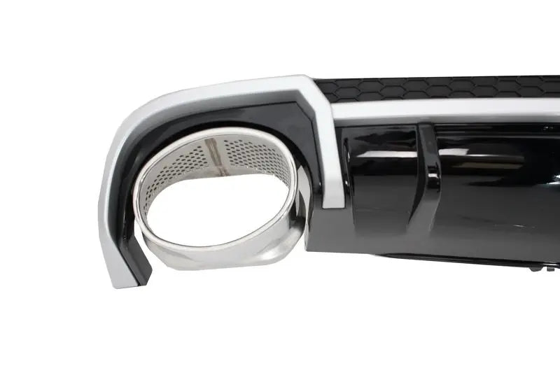 Heckstoßstange Volant Diffusor Endrohre Passend Für Audi A4 B9 8W (2016-2018) Limousine Avant RS4 Design KITT