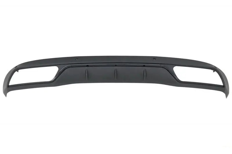 Heckstoßstangendiffusor Mit Endschalldämpfer Passend Für Mercedes C-Klasse W205 S205 (2014-2018) C63 Shadow Black Und Chrom Für Standardstoßstange KITT