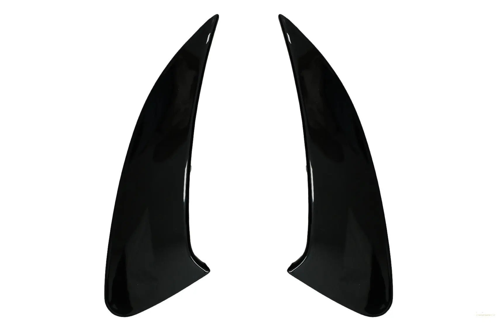 Heckstoßstangenklappen Flics Seitenflossen Passend Für Mercedes CLA Shooting Brake X118 CLA Coupé C118 (2019-Up) Piano Black CLA 45s Design KITT