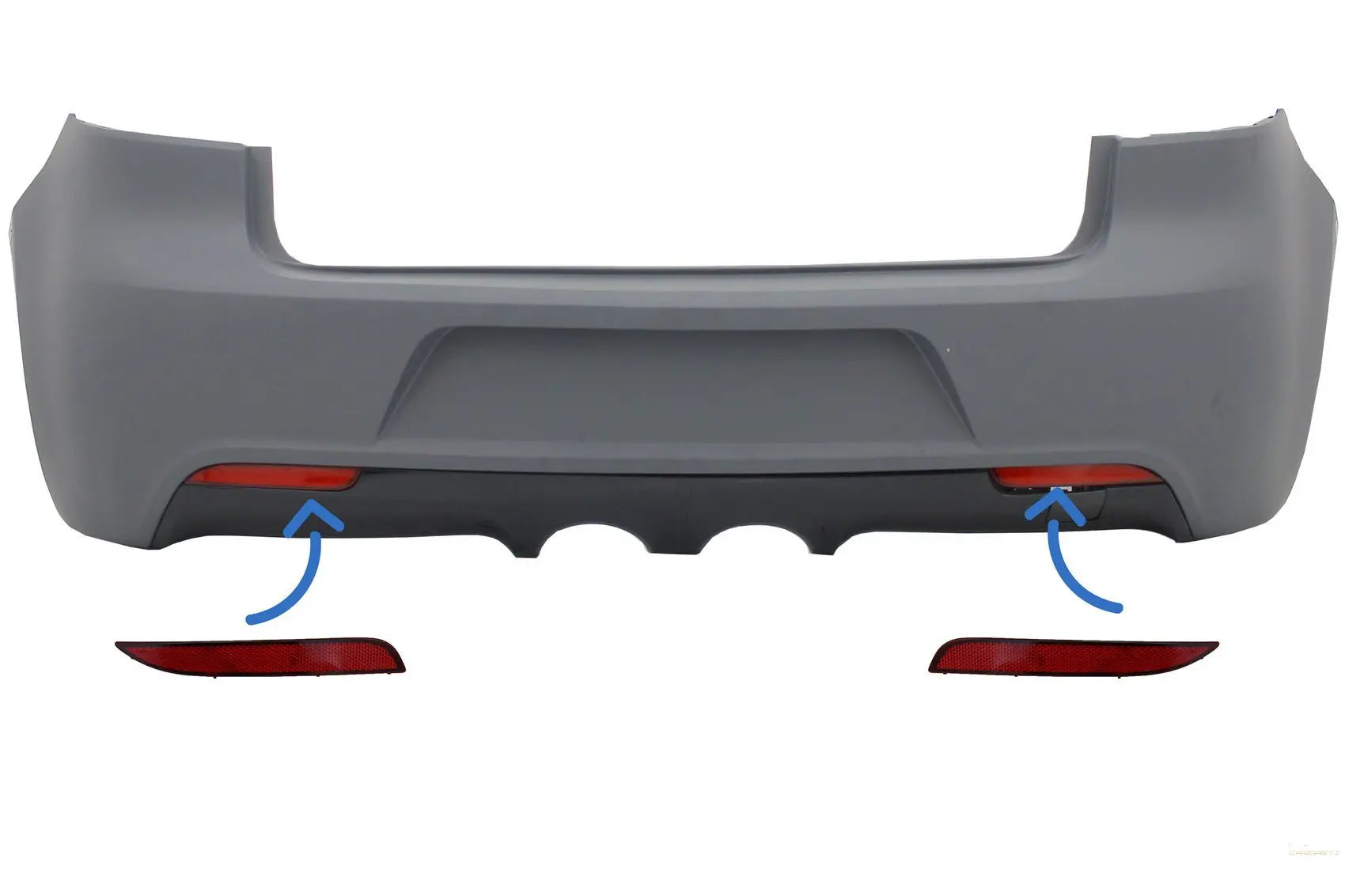 Heckstoßstangenreflektor Passend Für VW Golf 6 VI (2008-2013) R20 KITT