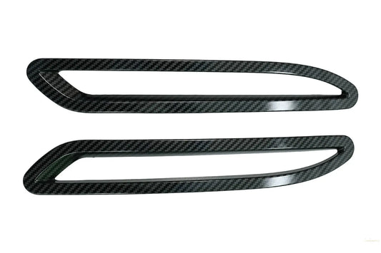 Heckstoßstangenreflektoren Rahmenverkleidungsaufkleber Geeignet Für Mercedes A-Klasse V177 Limousine AMG Line (2018-Up) Carbon KITT