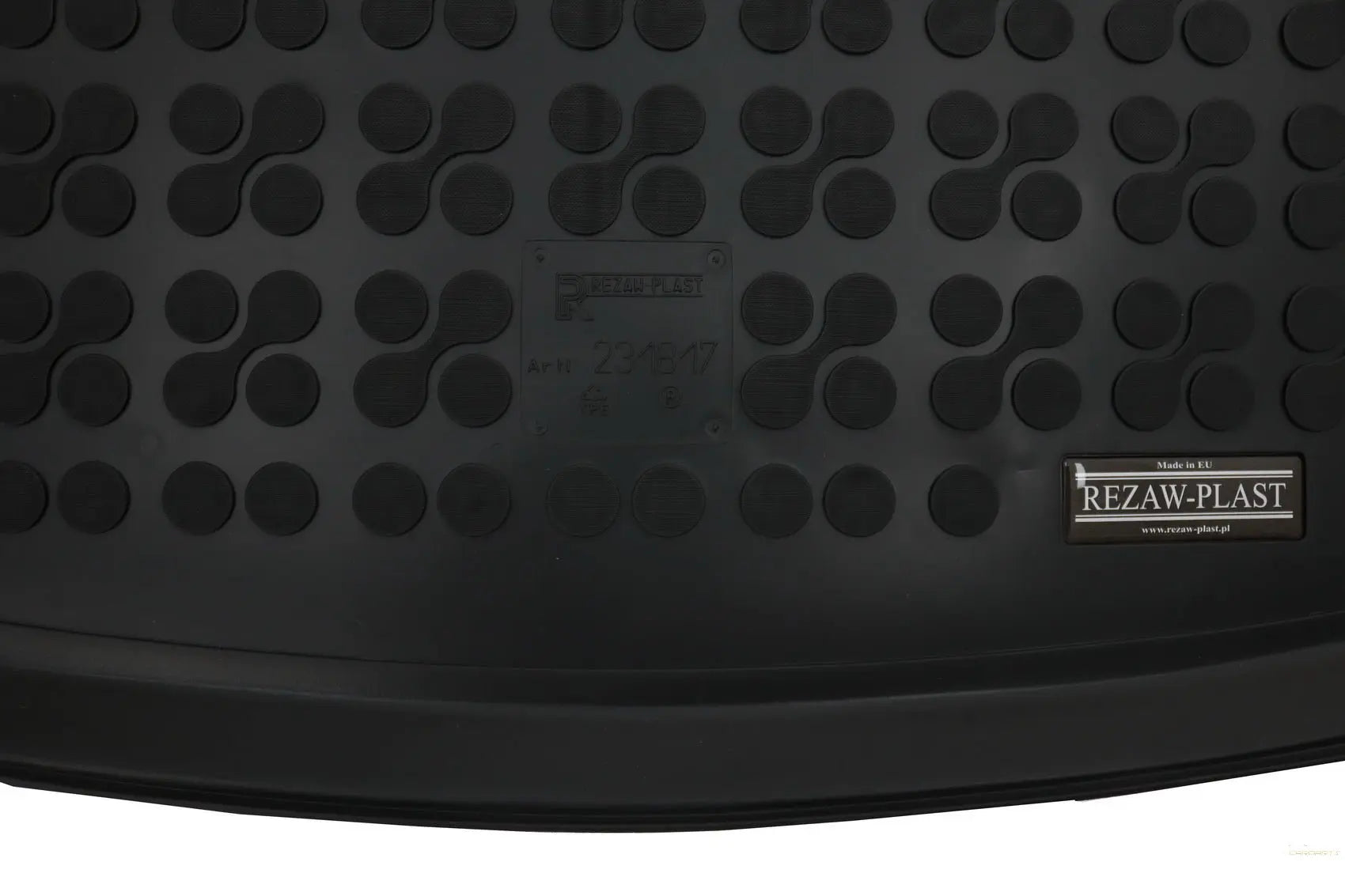 Kofferraummatte Gummi Schwarz Passend Für Volkswagen Touran I 2003 - 2015 Rezaw Plast