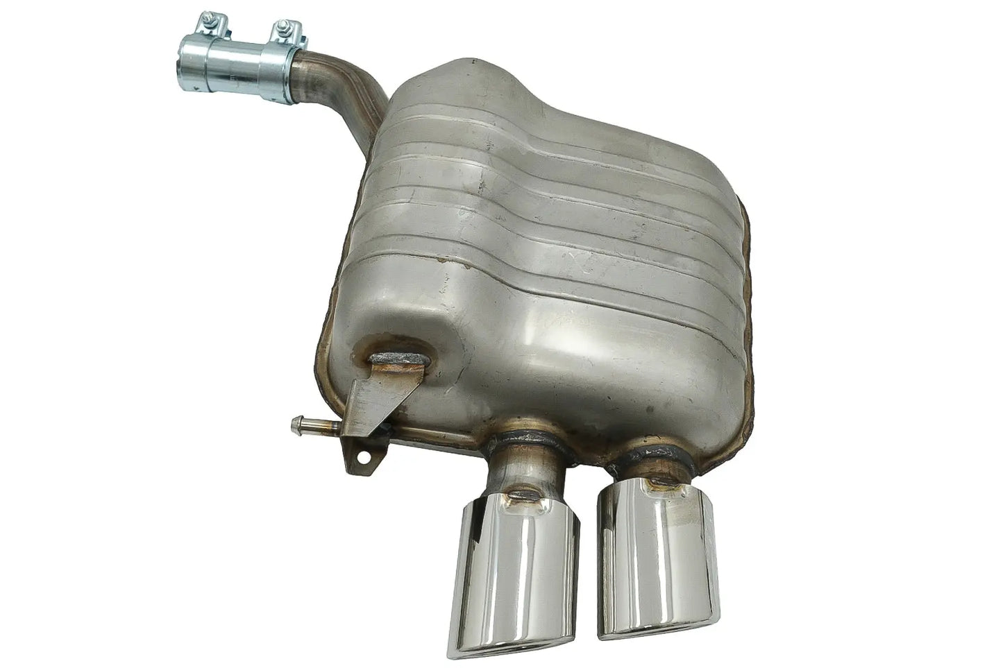 Komplette Auspuffanlage Mit Zwei Schalldämpfern Passend Für Audi Q5 8R (11.2008-2016) Chrom KITT Professional Exhaust Systems