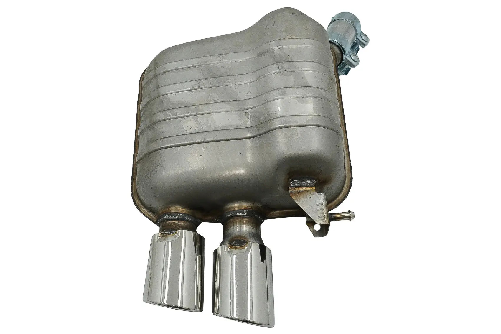 Komplette Auspuffanlage Mit Zwei Schalldämpfern Passend Für Audi Q5 8R (11.2008-2016) Chrom KITT Professional Exhaust Systems