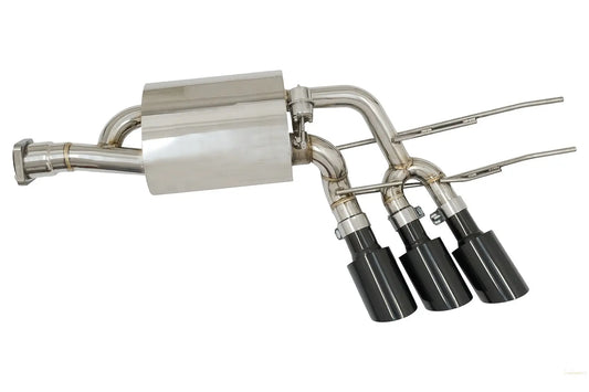 Komplette Auspuffanlage Passend Für Mercedes G-Klasse W463 (2009-2018) G500 G55 G63 G65 Dreifach Schwarze Schalldämpferspitzen Mit Valvetronic KITT Specials