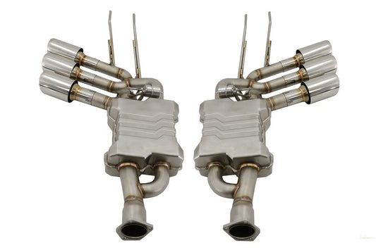 Komplette Auspuffanlage Passend Für Mercedes G-Klasse W463 (2009-2018) G500 G55 G63 G65 Dreifach Verchromte Schalldämpfer Mit Ventiltronik KITT Specials