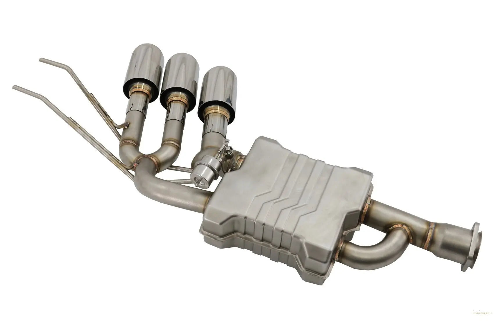 Komplette Auspuffanlage Passend Für Mercedes G-Klasse W463 (2009-2018) G500 G55 G63 G65 Dreifach Verchromte Schalldämpfer Mit Ventiltronik KITT Specials