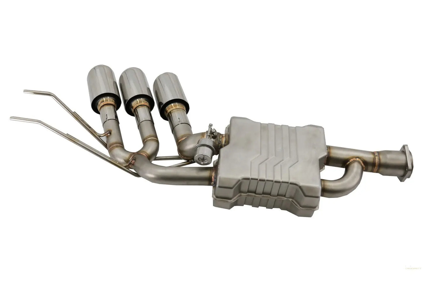 Komplette Auspuffanlage Passend Für Mercedes G-Klasse W463 (2009-2018) G500 G55 G63 G65 Dreifach Verchromte Schalldämpfer Mit Ventiltronik KITT Specials