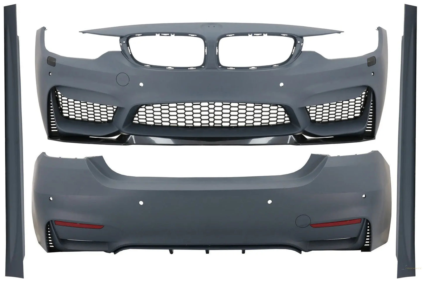 Komplettes Bodykit Passend Für BMW 4er F32 Coupé F33 Cabrio (2013) M4 Design Mit Auspuffblenden Acs Design KITT