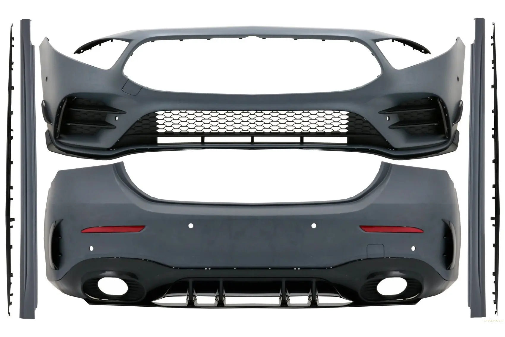 Komplettes Bodykit Passend Für Mercedes A-Klasse V177 Limousine 4 Türen (2018-Up) A35 Design KITT