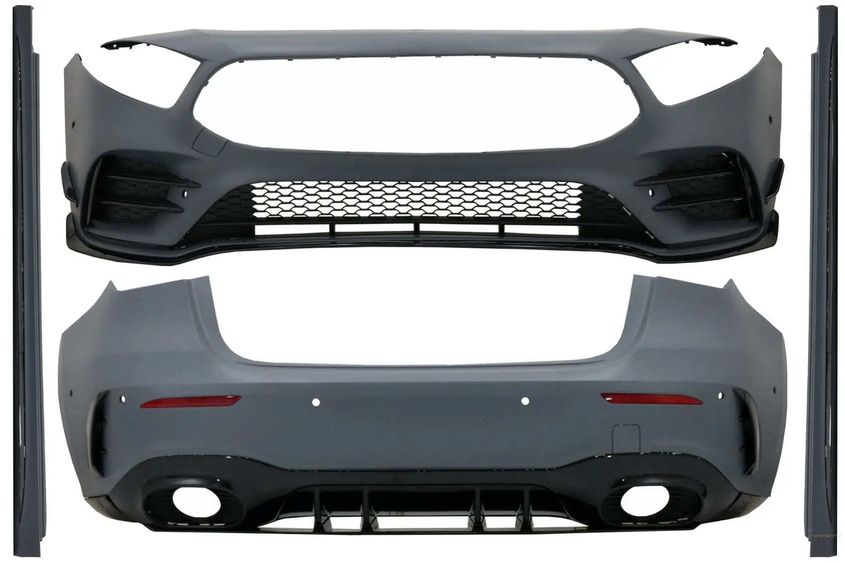 Komplettes Bodykit Passend Für Mercedes A-Klasse W177 Schrägheck 5-Türer (2018-Up) A35 Design KITT