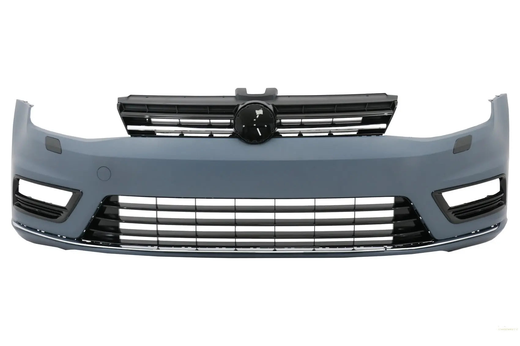 Komplettes Bodykit Passend Für VW Golf 7 VII (2012-2017) R-Line-Look Mit Scheinwerfern 3D-LED-Tagfahrlicht Fließendes Dynamisches Blinklicht Silber KITT