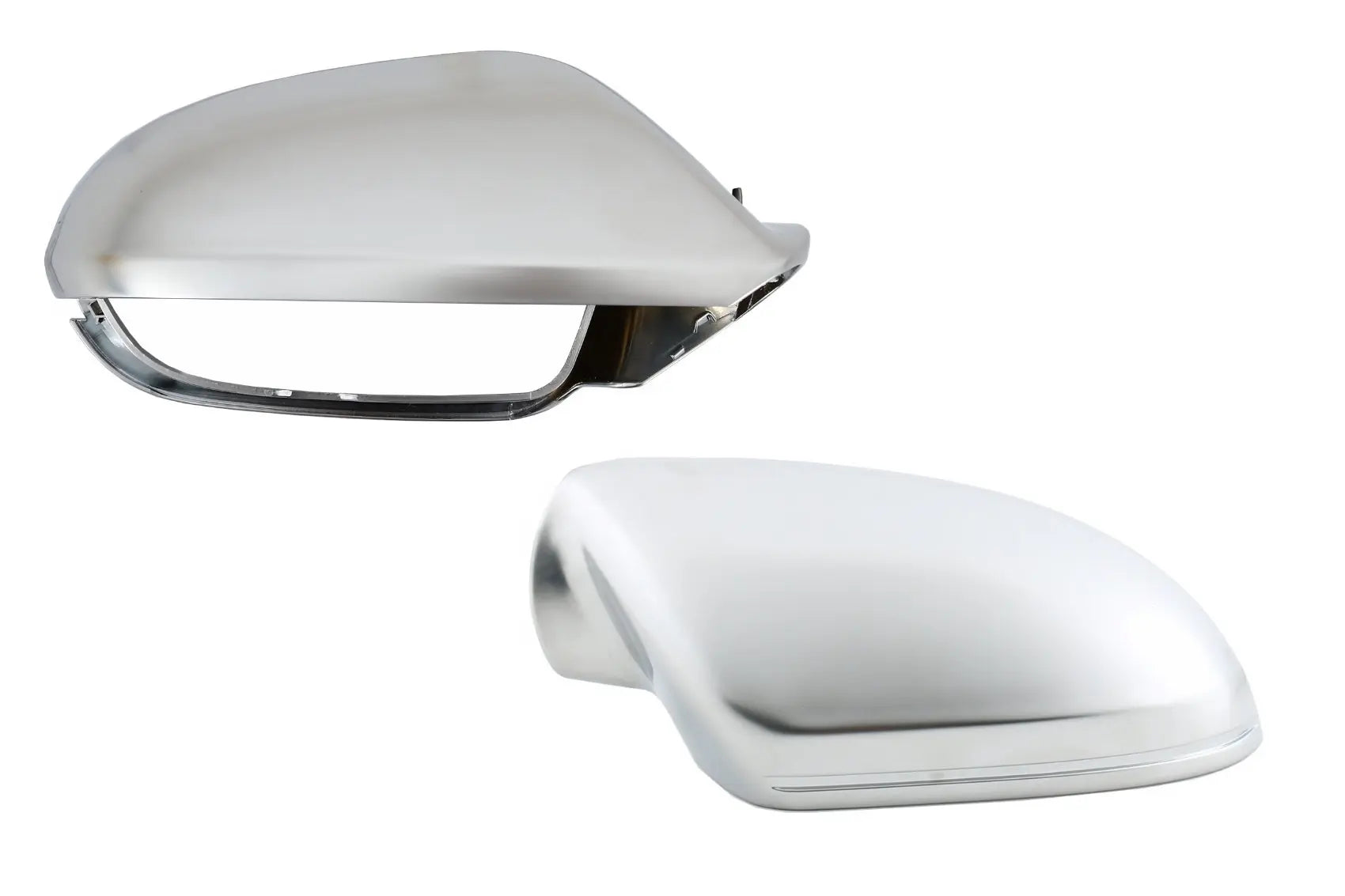 Komplettgehäuse Spiegelkappen Passend Für Audi A6 4G C7 (2011-2018) Limousine Avant Extinktion Aluminium RS6 Design KITT