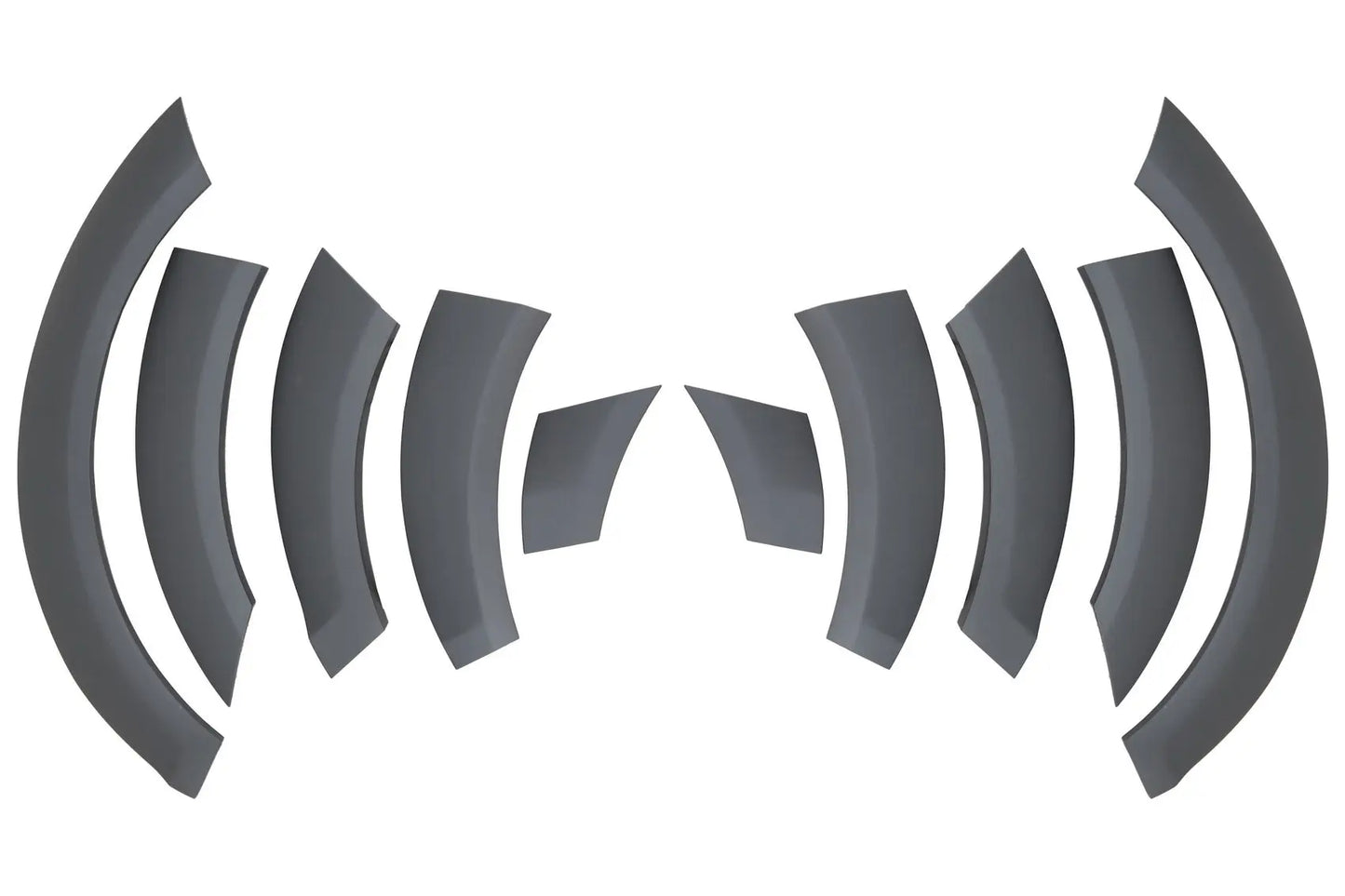 Kotflügelverbreiterungen Radläufe Passend Für Audi Q7 4l (2010-2015) Facelift Offroad Paket - Seitenleisten KITT