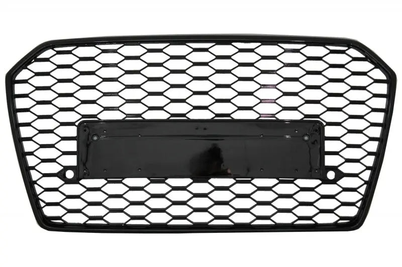 Kühlergrill Mit Voll-LED-Scheinwerfern Sequentielle Dynamische Blinker Geeignet Für Audi A6 C7 4G Facelift (2015-2018) RS6 Matrix-Design KITT