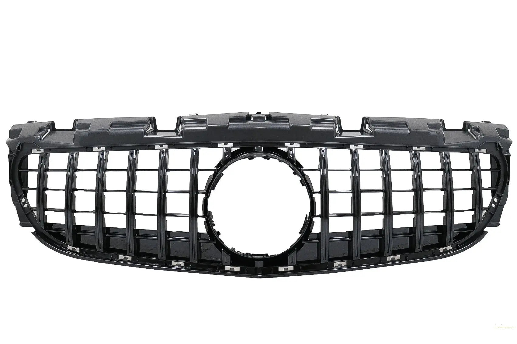 Kühlergrill Passend Für MercedeS SLC-Klasse R172 Facelift (2016-2019) GT-R Panamericana Design Piano Black KITT EU