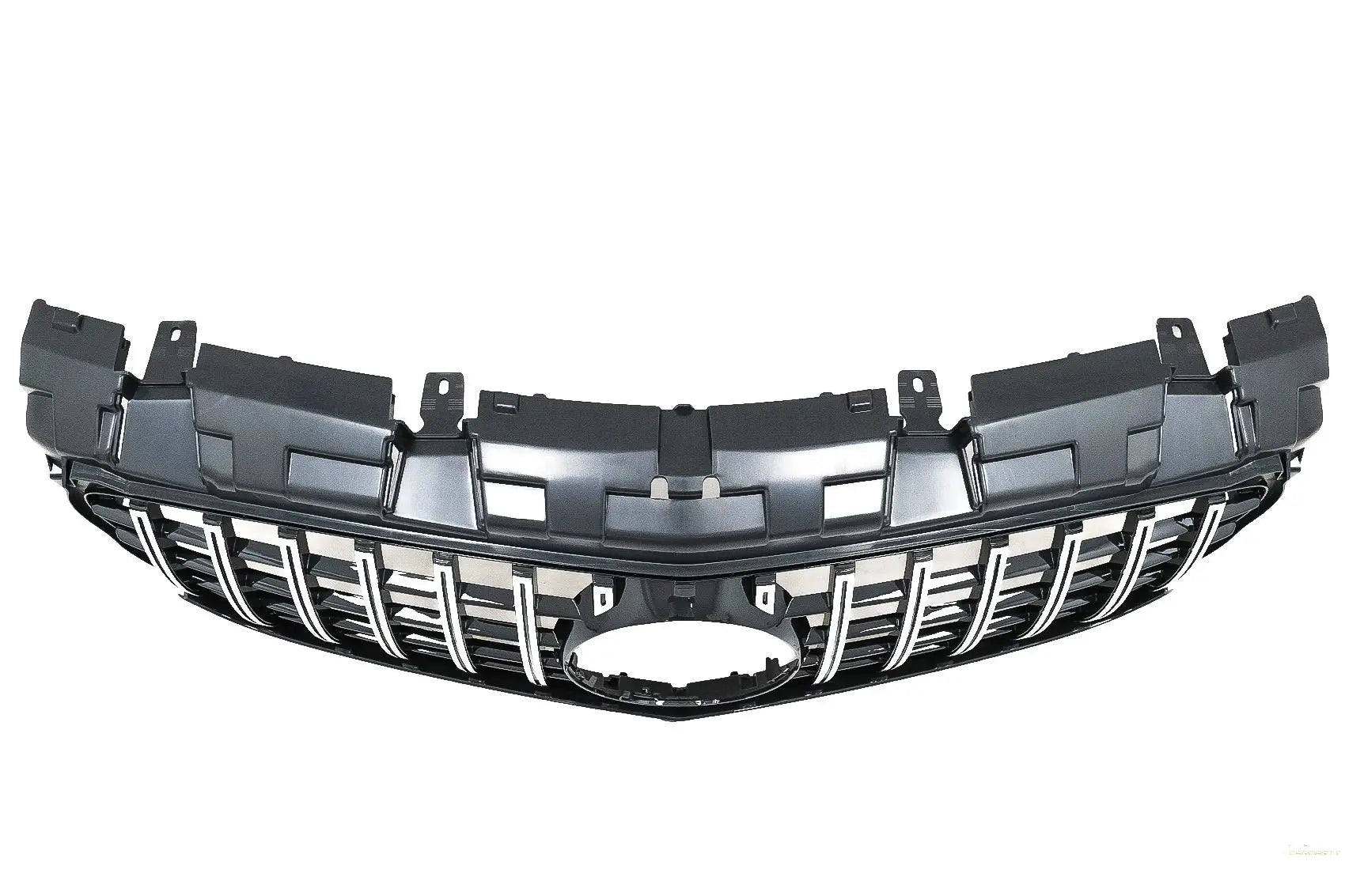 Kühlergrill Passend Für MercedeS SLC-Klasse R172 Facelift (2016-2019) GT-R Panamericana Design Schwarz Verchromt KITT EU