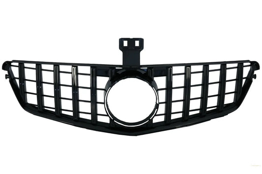 Kühlergrill Passend Für Mercedes C-Klasse W204 S204 Limousine Kombi (2007-2014) GT-R Panamericana Design Schwarz KITT Specials
