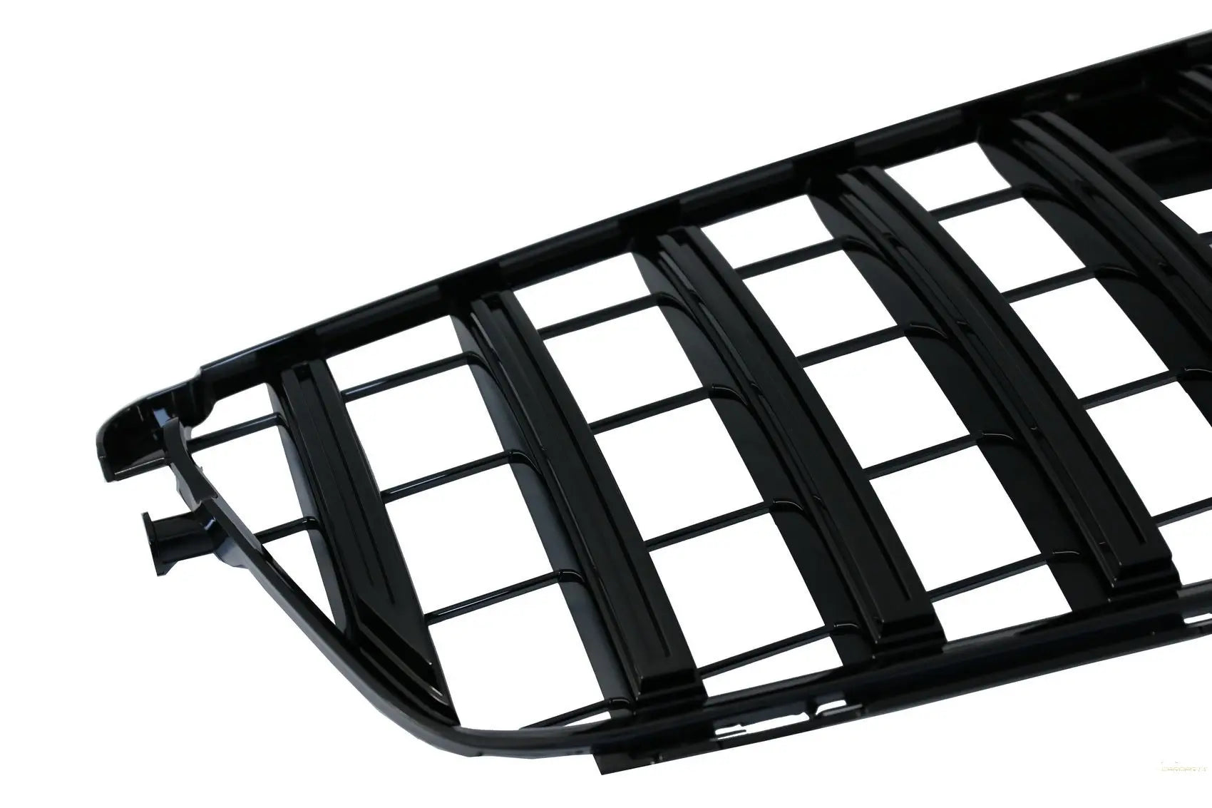 Kühlergrill Passend Für Mercedes C-Klasse W204 S204 Limousine Kombi (2007-2014) GT-R Panamericana Design Schwarz KITT Specials