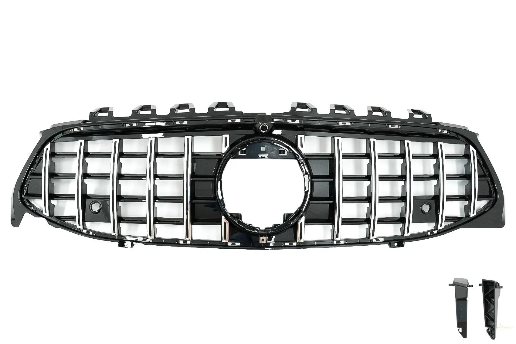 Kühlergrill Passend Für Mercedes CLA X118 C118 (2019-Up) GT-R Panamericana Design Chrom KITT