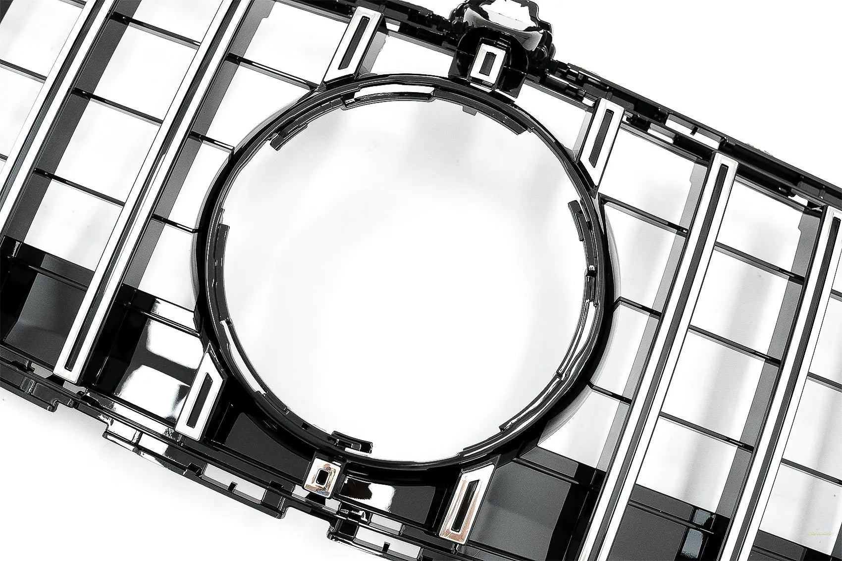 Kühlergrill Passend Für Mercedes CLS W218 Facelift (2014-2017) GT-R Panamericana Design Chrom KITT EU