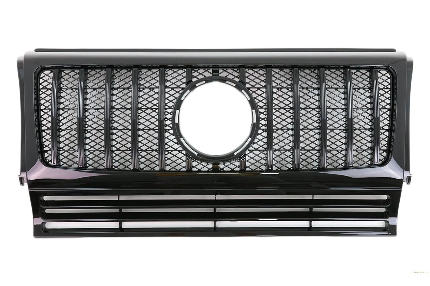 Kühlergrill Passend Für Mercedes G-Klasse W463 (1990-2014) New G63 GT-R Panamericana Design Piano Black KITT