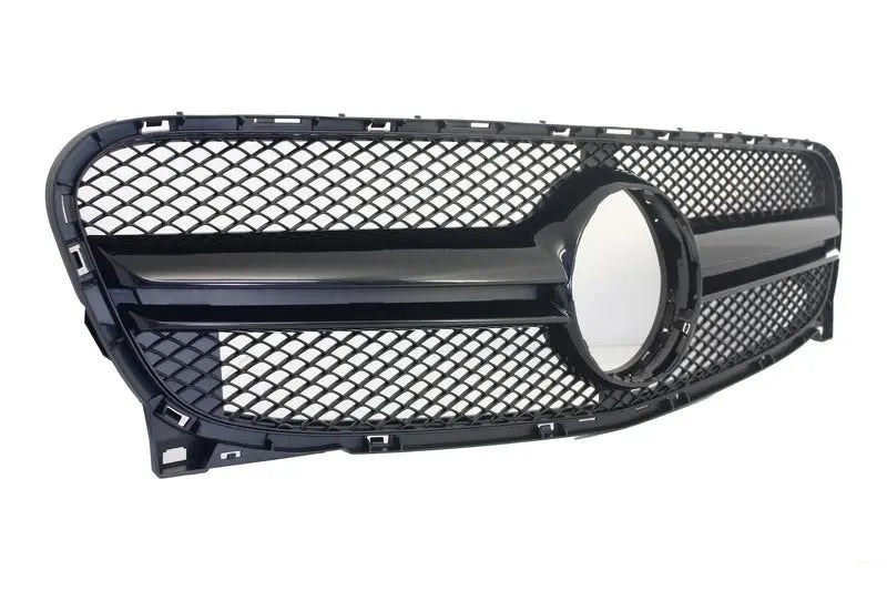 Kühlergrill Passend Für Mercedes GLA-Klasse X156 (2014-2016) GLA45 Design Schwarz KITT Specials