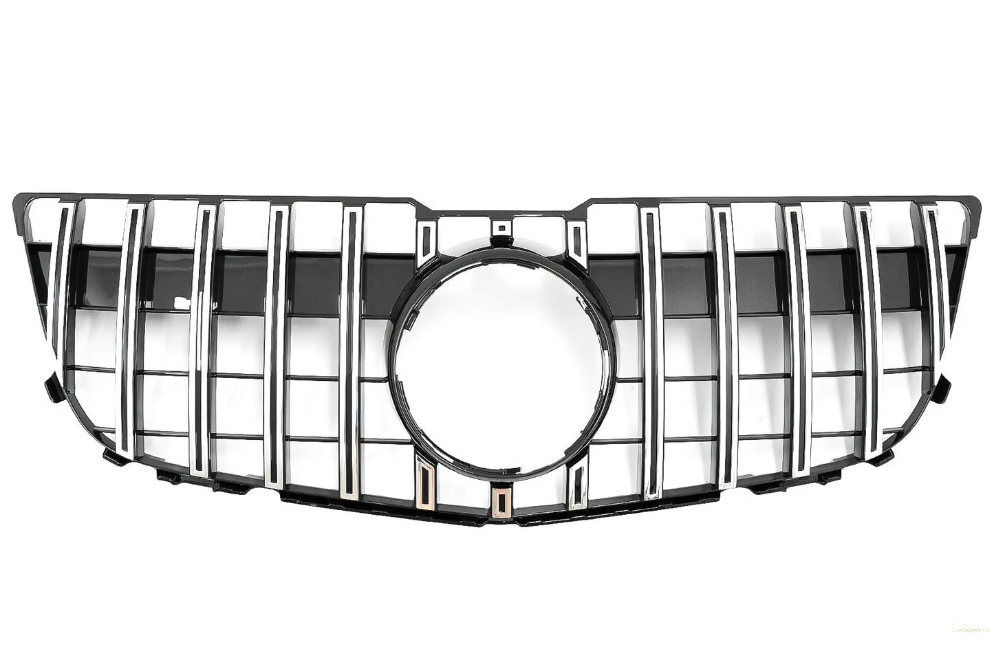Kühlergrill Passend Für Mercedes GLK-Klasse X204 Facelift (2013-2015) GT-R Panamericana Design Chrom KITT