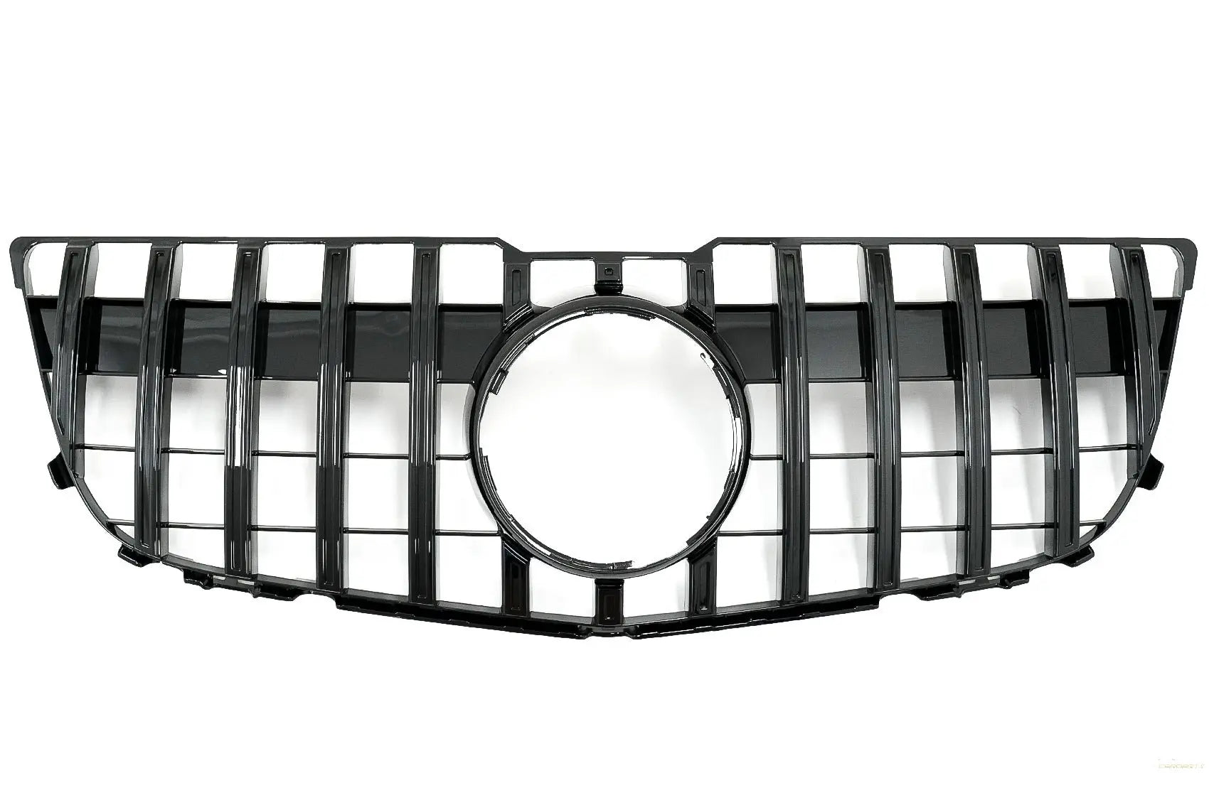 Kühlergrill Passend Für Mercedes GLK-Klasse X204 Facelift (2013-2015) GT-R Panamericana Design Piano Black KITT Specials