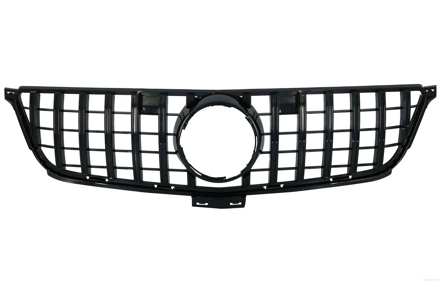Kühlergrill Passend Für Mercedes Ml-Klasse W166 (2012-2014) GT-R Panamericana Design Schwarz KITT Specials