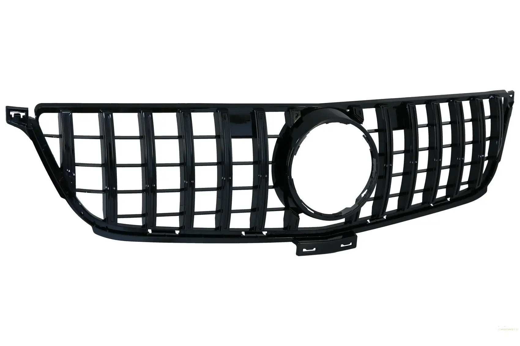 Kühlergrill Passend Für Mercedes Ml-Klasse W166 (2012-2014) GT-R Panamericana Design Schwarz KITT Specials