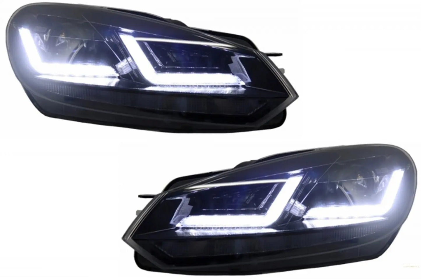 Kühlergrill Passend Für VW Golf VI (2008-2012) Mit Osram Xenon-Scheinwerfern LED Dynamisches Blinklicht R20 Design Osram