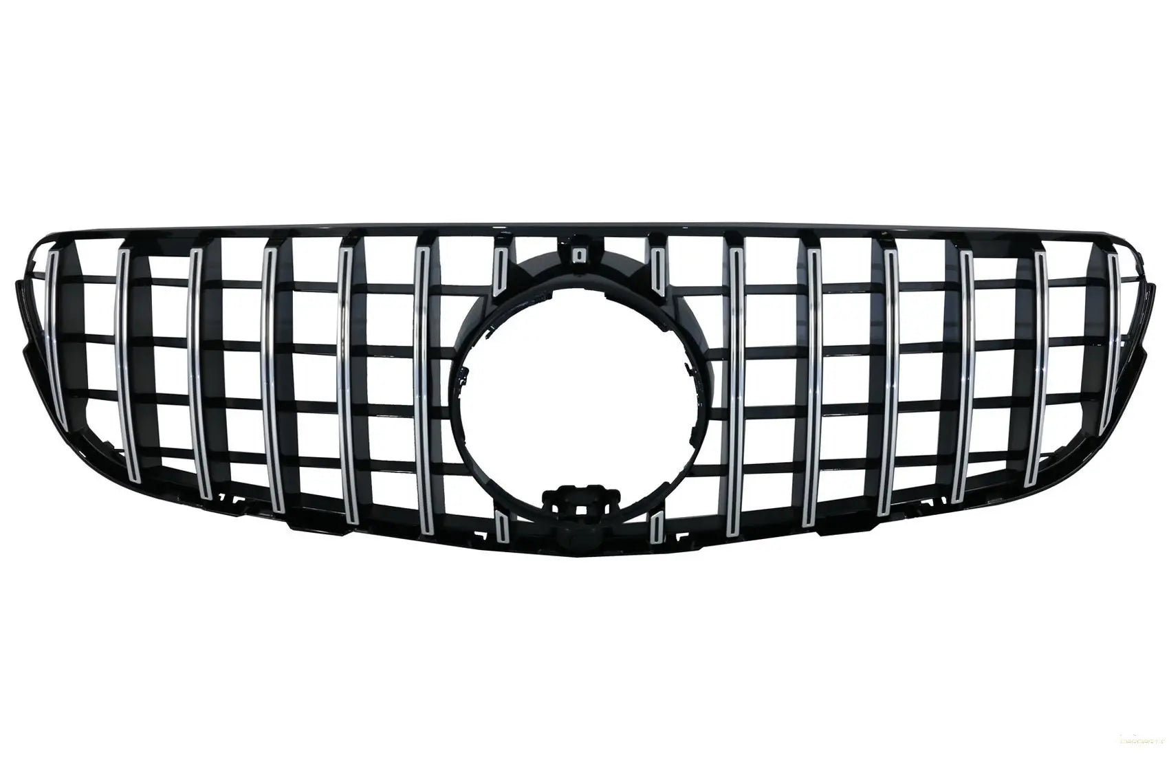 Kühlergrill Vorne Passend Für Mercedes GLC X253 C253 (2015-2018) GT R Panamericana Look Chrom KITT Specials