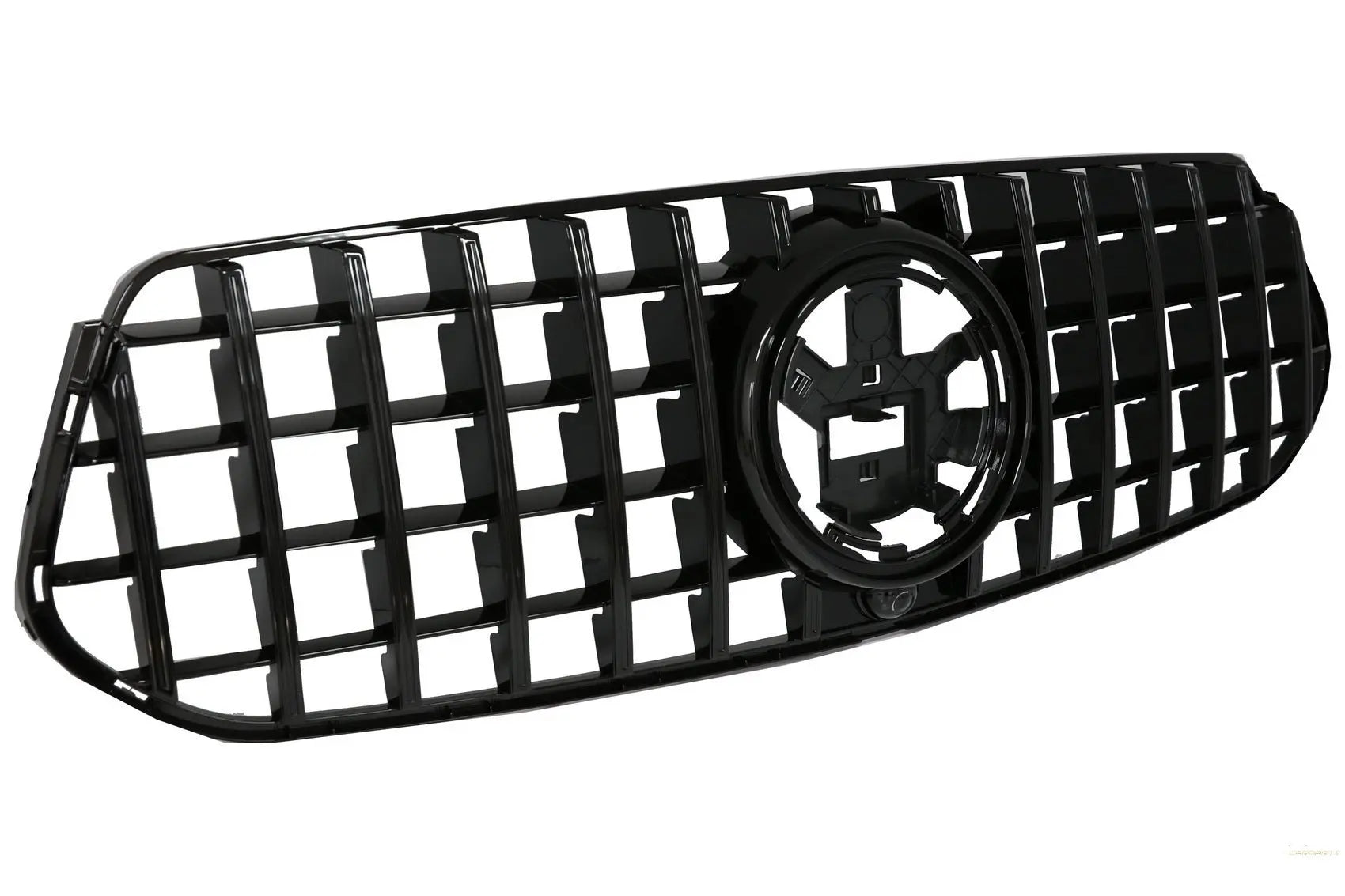 Kühlergrill Vorne Passend Für Mercedes GLE SUV W167 V167 GLE Coupé C167 Sportpaket (2019-Up) GTR Panamericana Design Ganz In Schwarz KITT Specials