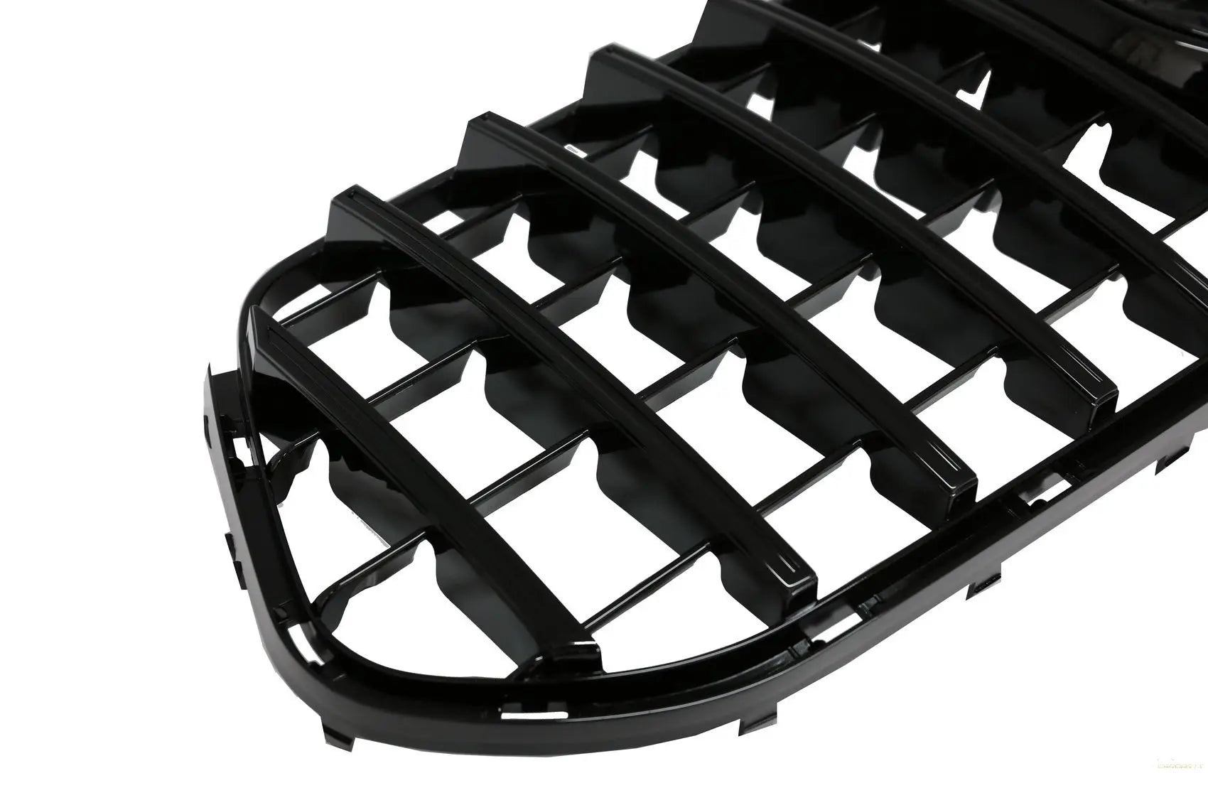 Kühlergrill Vorne Passend Für Mercedes GLE SUV W167 V167 GLE Coupé C167 Sportpaket (2019-Up) GTR Panamericana Design Ganz In Schwarz KITT Specials