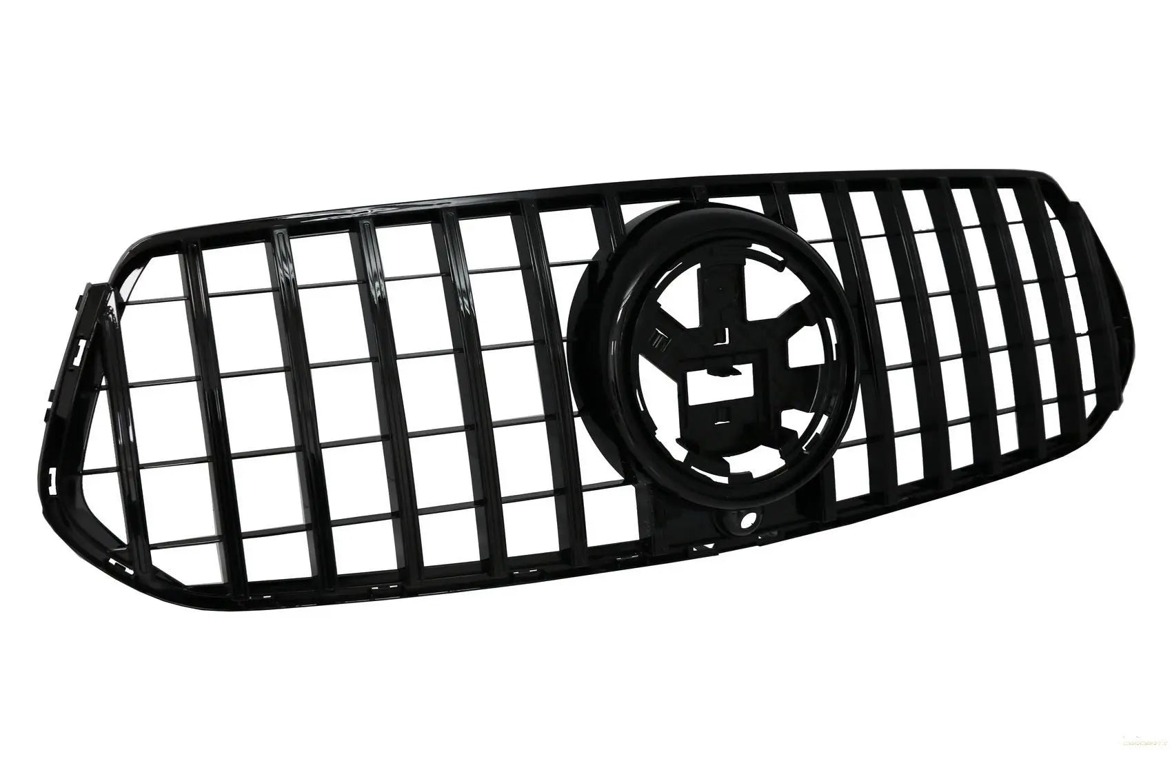 Kühlergrill Vorne Passend Für Mercedes GLE SUV W167 V167 GLE Coupé C167 Sportpaket (2019-Up) GTR Panamericana Design Ganz In Schwarz KITT Specials