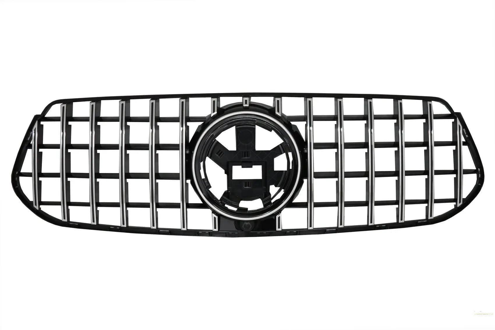 Kühlergrill Vorne Passend Für Mercedes GLE SUV W167 V167 GLE Coupé C167 Sportpaket (2019-Up) GTR Panamericana Design Glänzend Schwarz Und Chrom KITT Specials