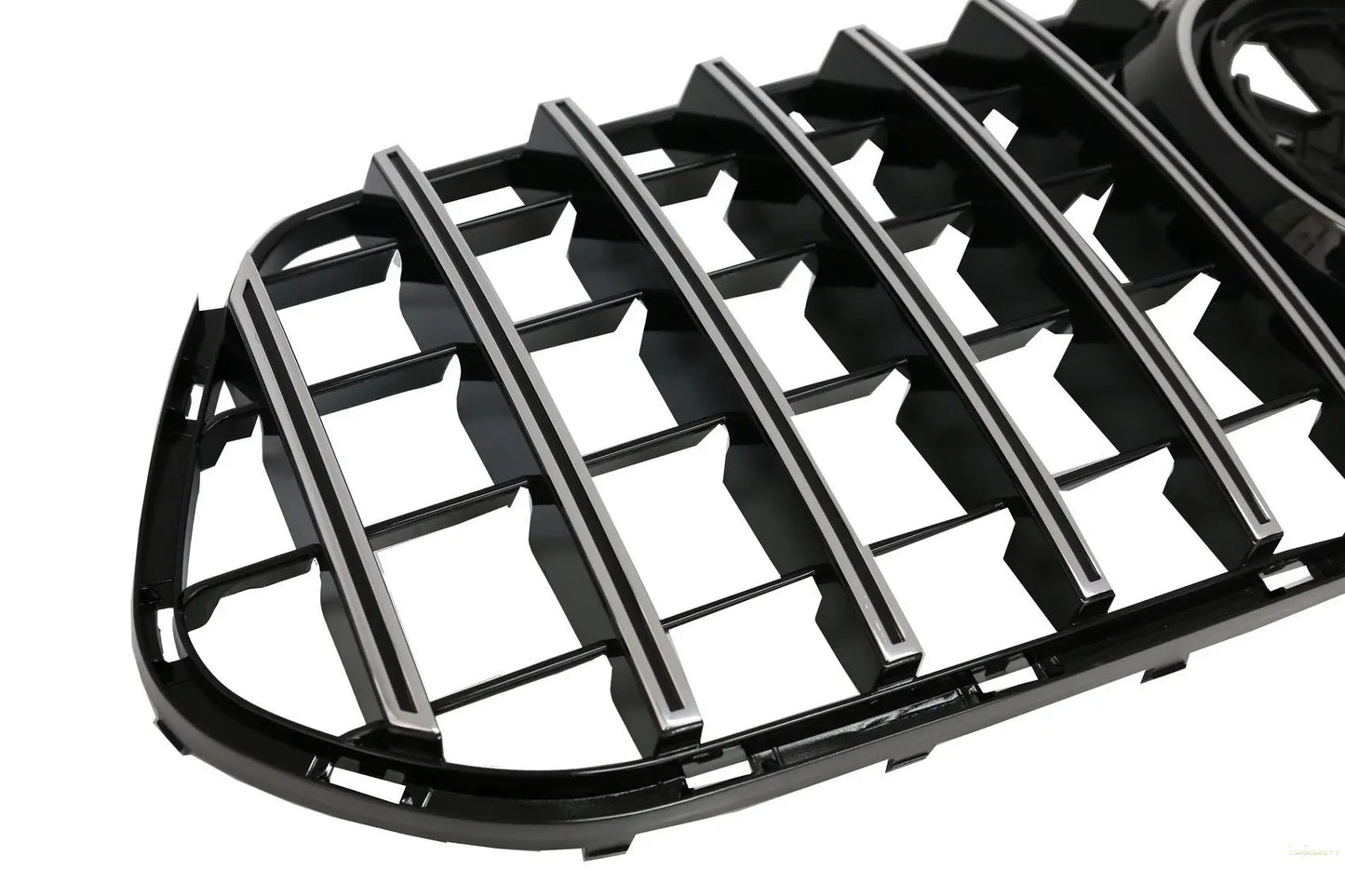 Kühlergrill Vorne Passend Für Mercedes GLE SUV W167 V167 GLE Coupé C167 Sportpaket (2019-Up) GTR Panamericana Design Glänzend Schwarz Und Chrom KITT Specials