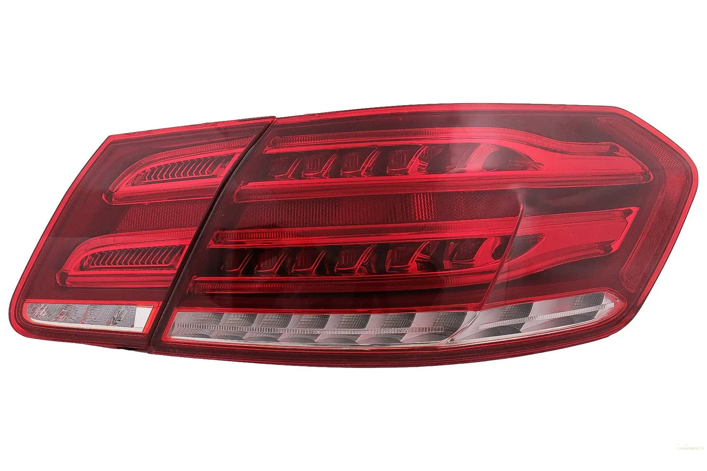 LED-Balkenrückleuchten Passend Für Mercedes E-Klasse W212 Facelift (2013-2016) Dynamisches Sequentielles Blinklicht Rot Klar KITT Lightning