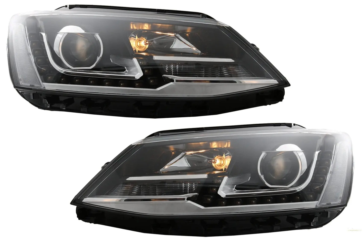 LED-Drl-Projektorscheinwerfer Für VW Jetta Mk6 VI (2011-2017) GTI-Design KITT