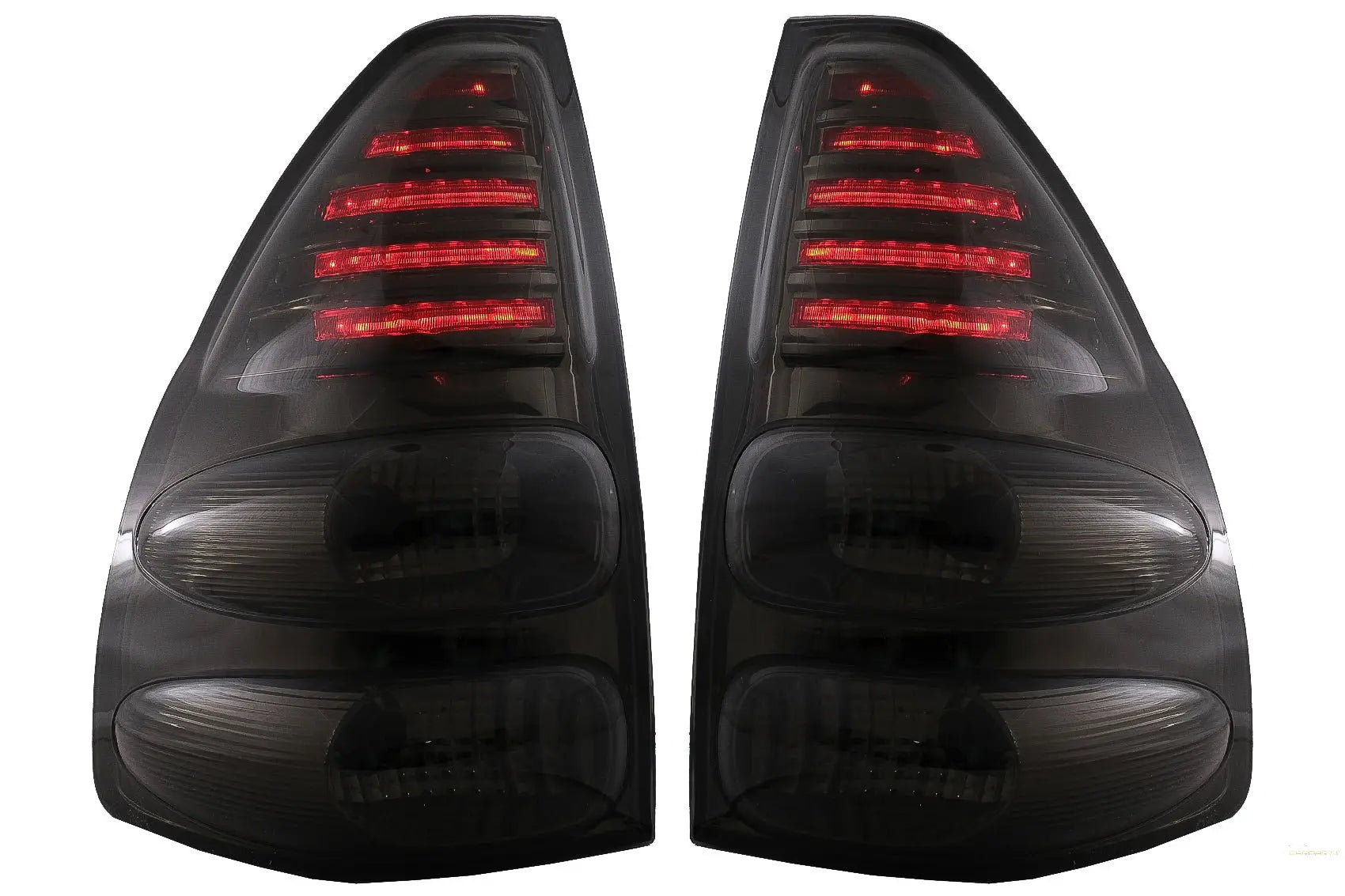 LED-Rückleuchten Passend Für Toyota Land Cruiser FJ120 (2003-2008) Red Smoke KITT