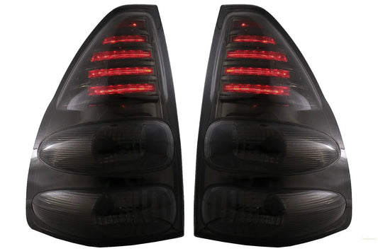 LED-Rückleuchten Passend Für Toyota Land Cruiser FJ120 (2003-2008) Red Smoke KITT