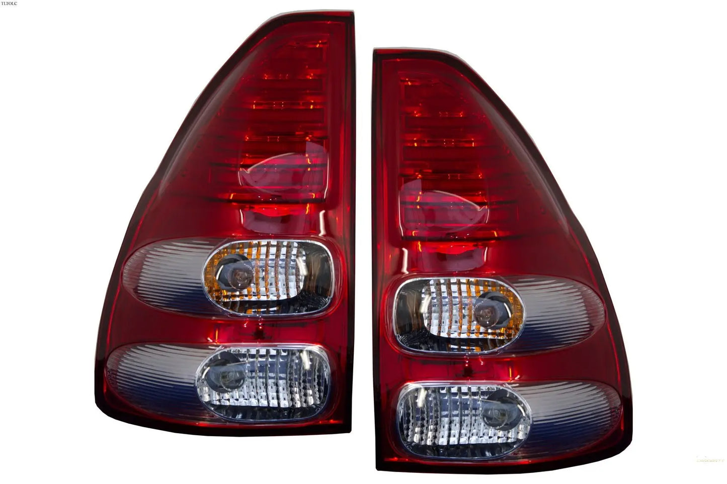 LED Rückleuchten Passend Für Toyota Land Cruiser FJ120 (2003-2008) Rot Klar KITT