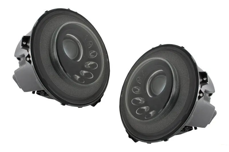 LED-Scheinwerfer Passend Für Mercedes G-Klasse W463 (2005-2017) Bi-Xenon M-Look Dynamisches Sequentielles Signal KITT