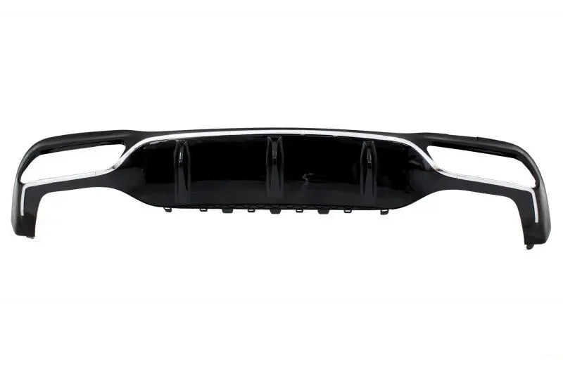 Luftdiffusor Für Die Hintere Stoßstange Mit Auspuffendrohren, Chrom-Edition, Passend Für Mercedes E-Klasse W213 AMG Line (2016-2019) E63-Design KITT