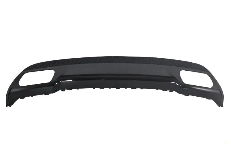 Luftdiffusor Für Heckstoßstange Mit Auspuffendrohr Passend Für Mercedes A-Klasse W176 (2012) Und Zentralgrill GT-R Panamericana Design Sport Pack KITT