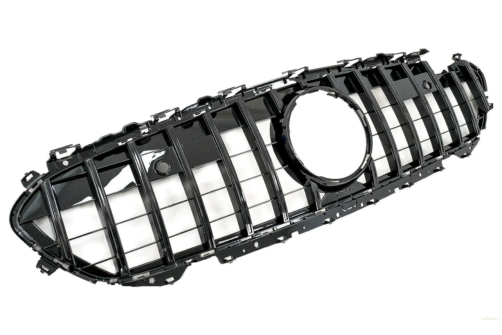 Mittelgitter Passend Für Mercedes CLS-Klasse C257 (2018-Up) GTR-Design Klavierschwarz KITT