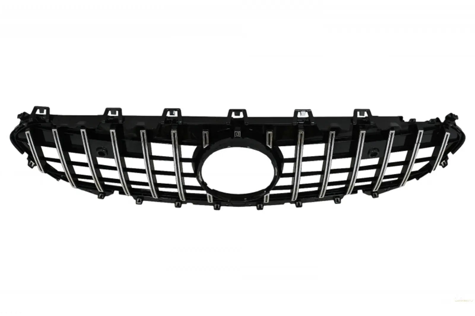 Mittelgitter Passend Für Mercedes CLS-Klasse C257 (2018-Up) GTR-Design Schwarz Verchromt KITT